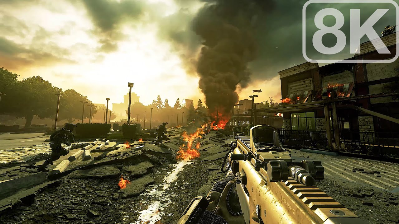 U.S. Army Rangers (Intercept The U.S Invasion) Modern Warfare 2 Remastered - 8K