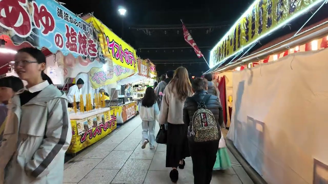 【4K Walk】Kawasaki Daishi Temple before the New Year's Eve crowds, Kanagawa｜大晦日 賑わい前の川崎大師