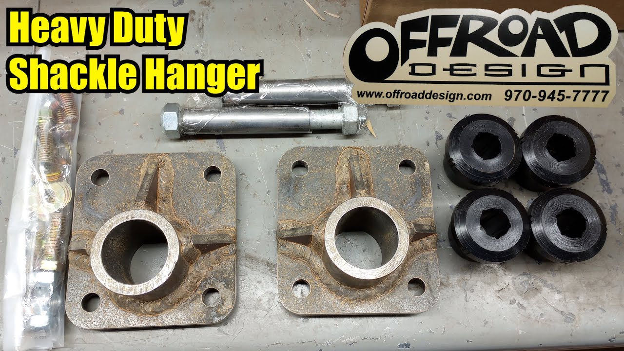 80 Chevy Silverado OffRoad Design Heavy Duty Shackle Hanger Install