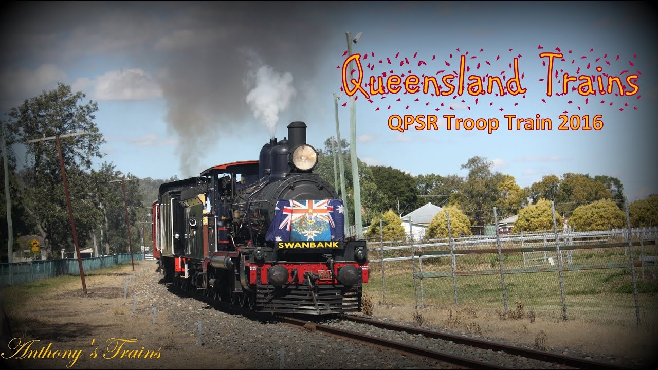Queensland Trains: QPSR Troop Train 2016