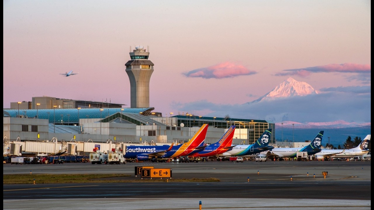 Super Cold Planespotting at Portland Part 3