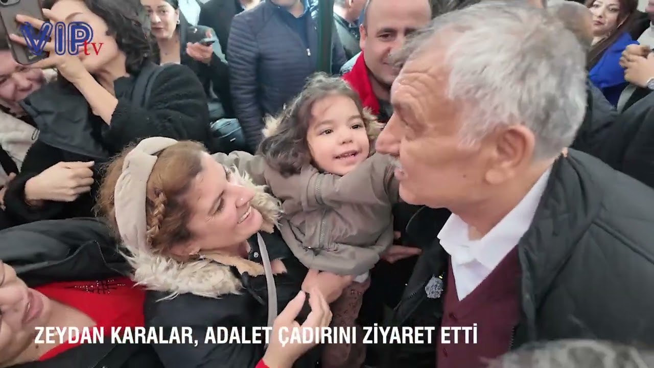 ZEYDAN KARALAR, ADALET ÇADIRINI ZİYARET ETTİ