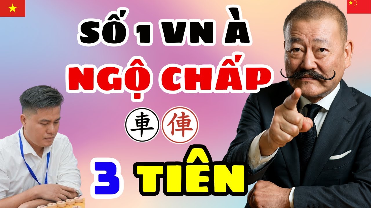 🔴CỜ TƯỚNG | ăn được con xe tưởng ngon đại sư TQ cười khẩy 