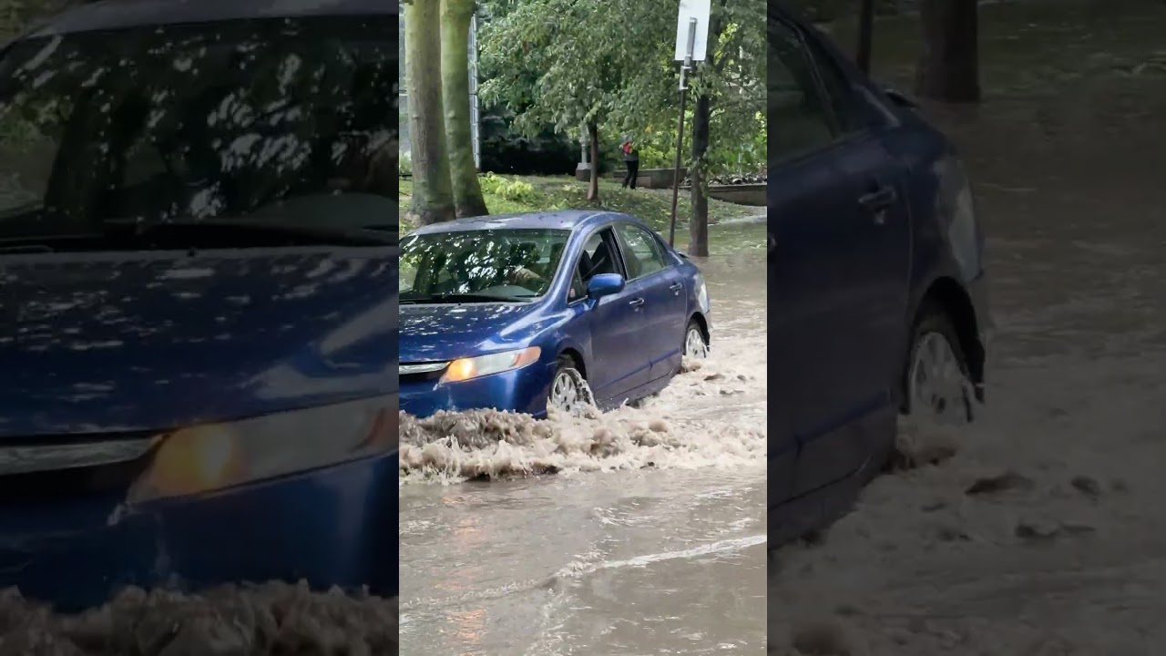 Video shows Toronto traffic during severe GTA storm