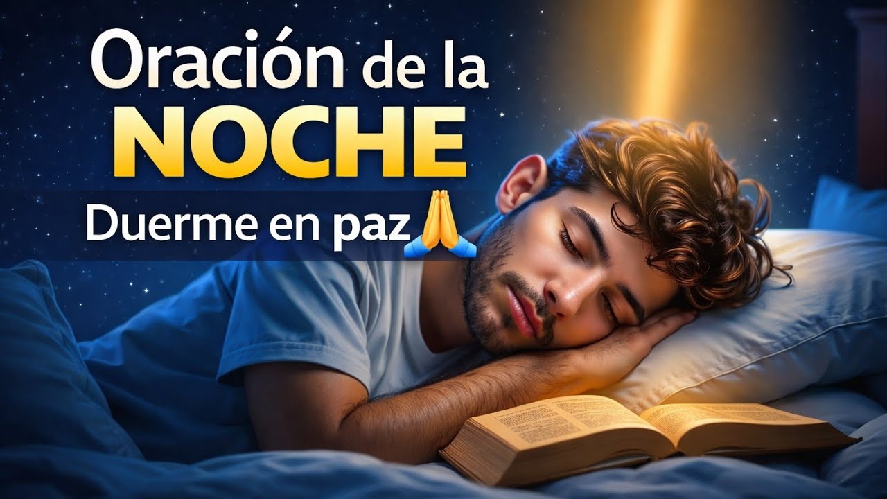 Oración de la Noche para Dormir en Paz y Confiar en Dios  | Descansa en la Paz de Dios