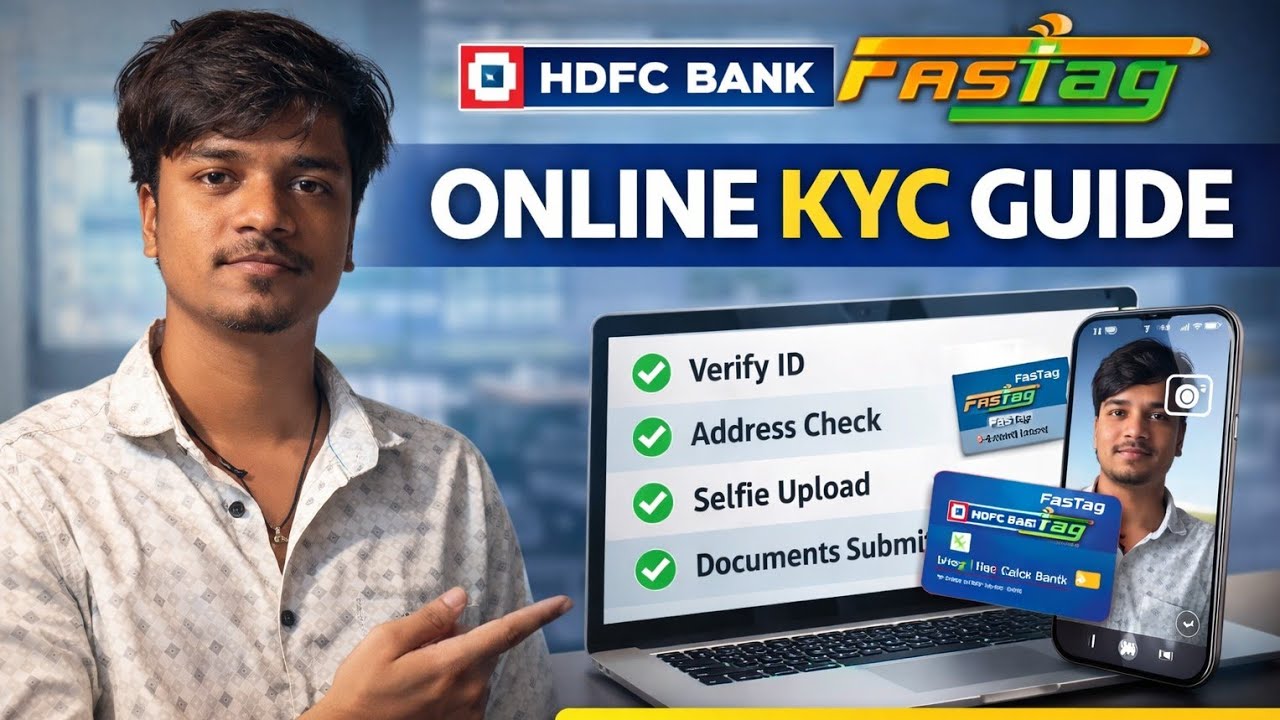 HDFC FASTag KYC Online Process | Easy & Fast Method
