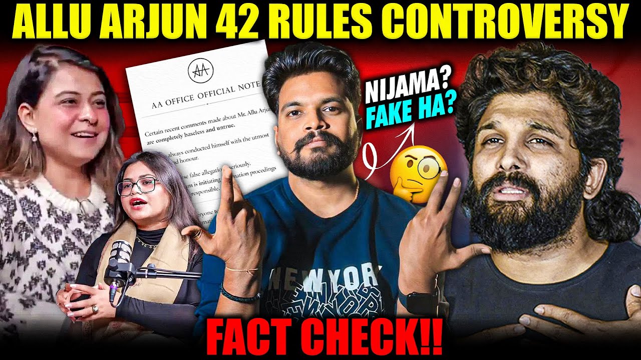 Allu Arjun 42 Rules Controversy 😱 Do’s & Don’ts EXPOSED | Is the Pushpa Star Being Targeted?