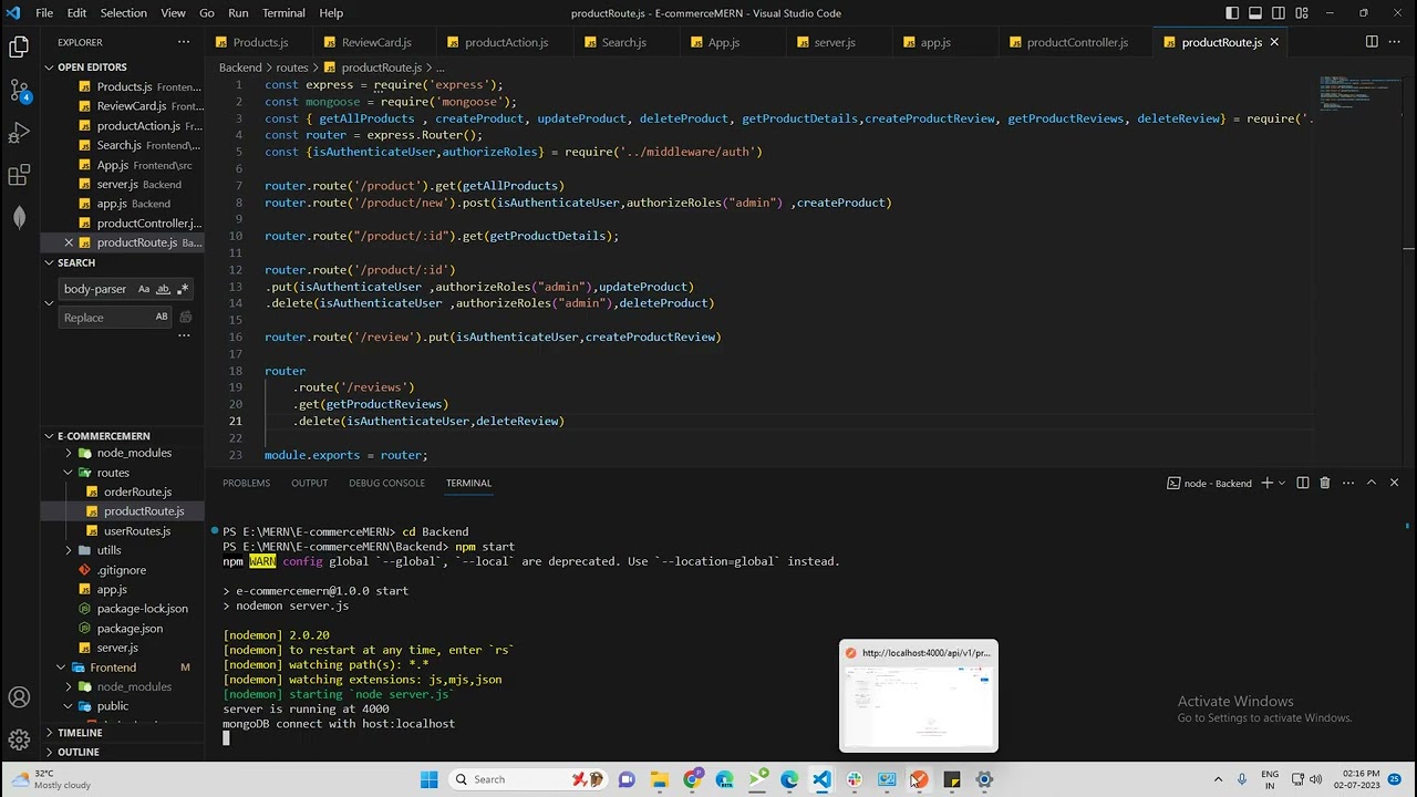 Error connect ECONNREFUSEDError : 127.0.0.1:8080 Error with Mongo DB database in Postman