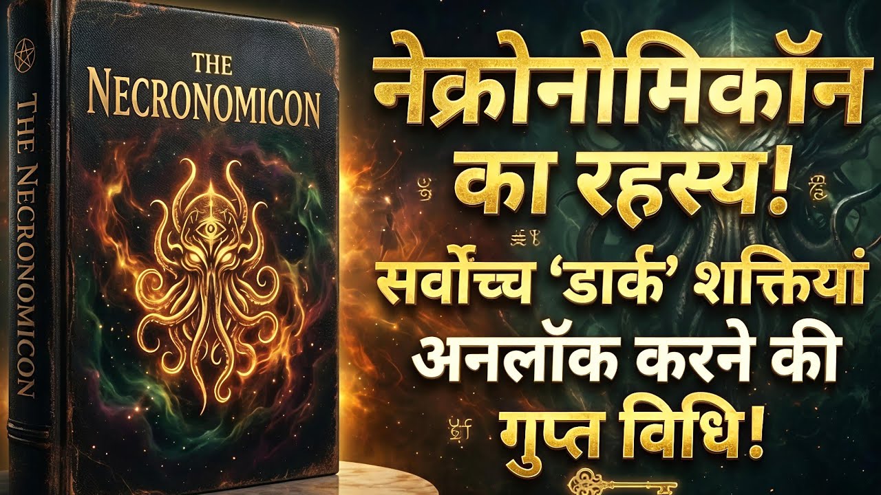 Necronomicon Book Summary in Hindi | सबसे खतरनाक किताब जिसने इंसान की सच्चाई खोल दी