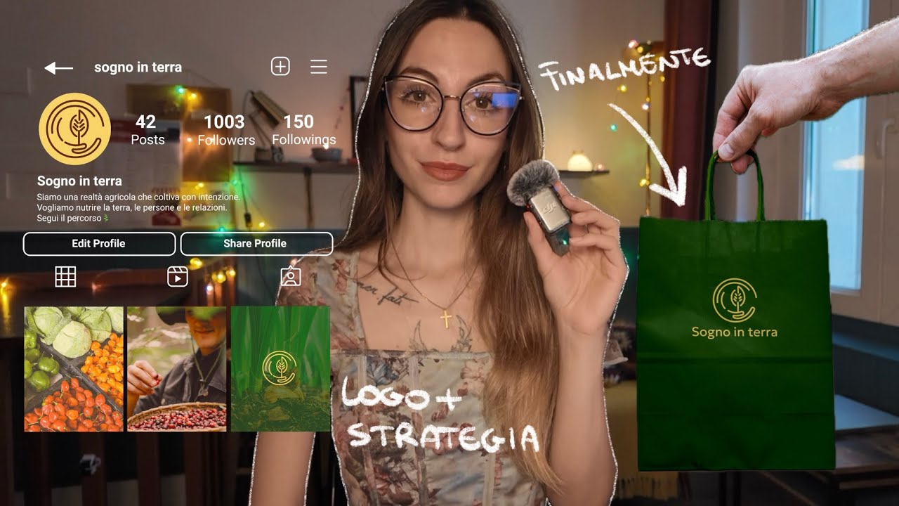 HO CREATO IL BRAND COMPLETO PER UN’AZIENDA (partendo da 0) logo e strategia social! 👩‍💻