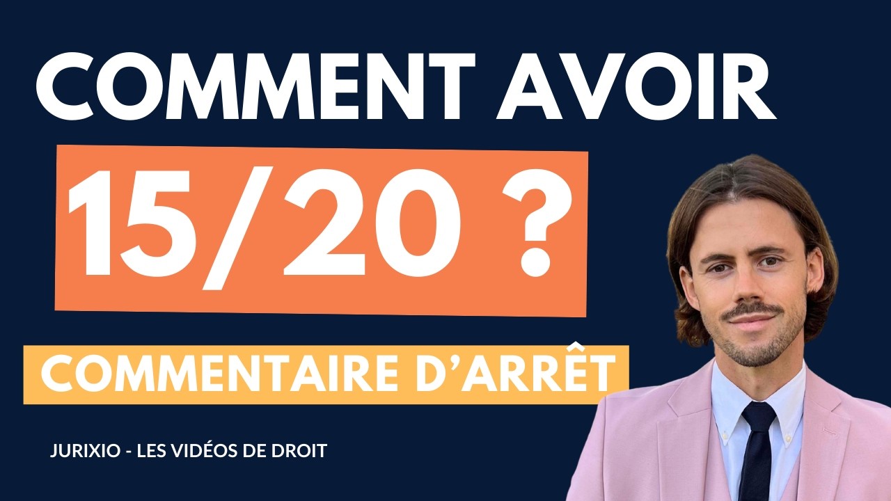 La méthodologie du commentaire d'arrêt en droit administratif en 7 points
