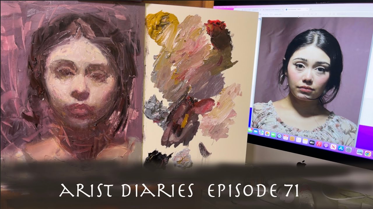 Painting a Portrait in Oil - Artist Diaries. Episode 71