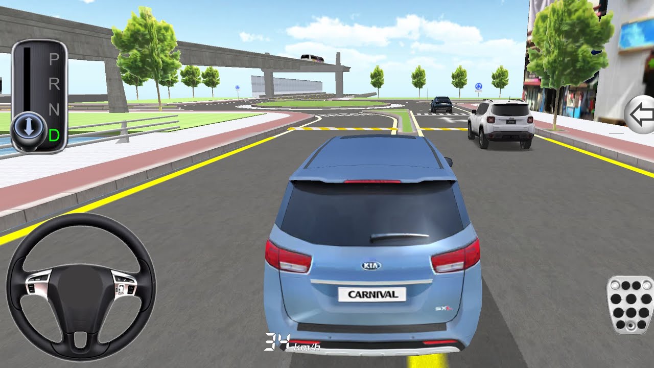 New kia carnival For parking 3D Driving class Android game play video car game #gameplay #cargame
