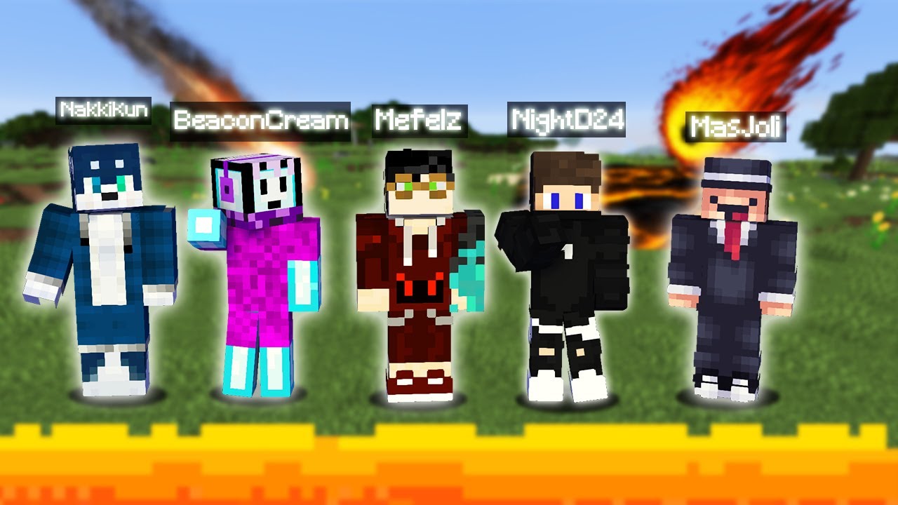 Aku MENGATUR Dunia Youtuber Minecraft Indonesia! ft @BeaconCream @NightD24 @Mefelz @NakkiKun @MasJoli