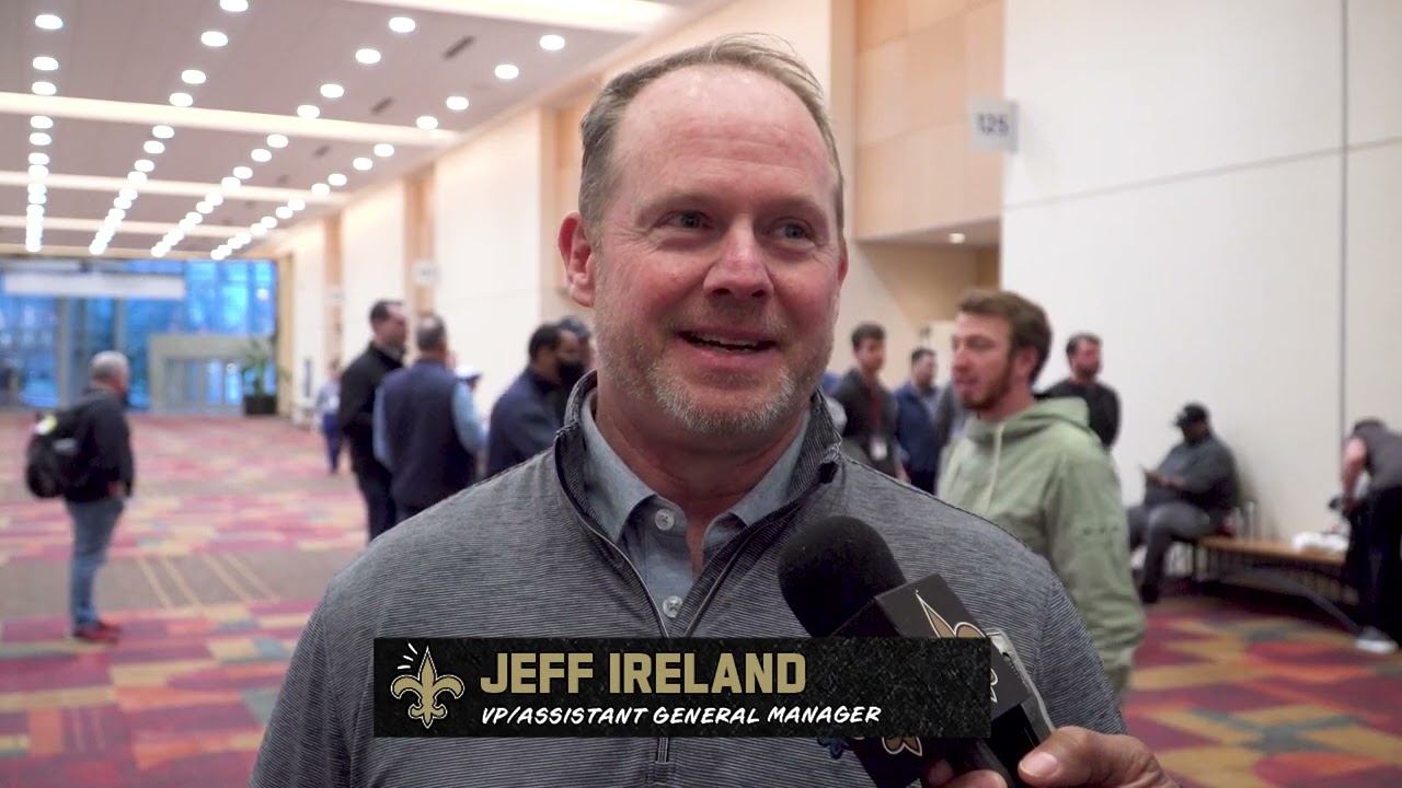 Saints VP/Asst. GM Jeff Ireland Interview | 2022 NFL Scouting Combine