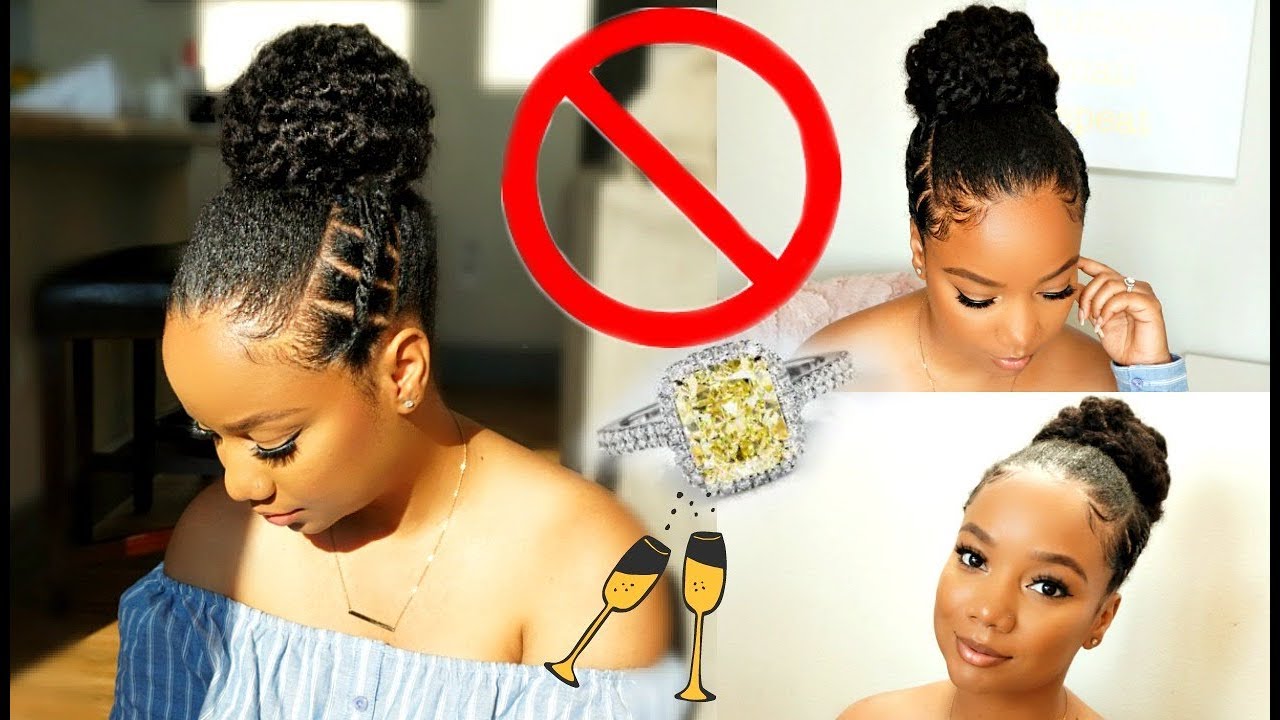 Is your NATURAL HAIR APPROPRIATE for Weddings OR Formal Events??? | Easy Updo