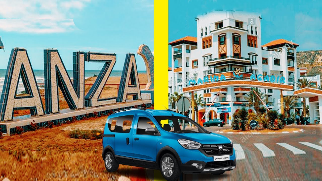 Drive from Anza to Marina Agadir 🇲🇦