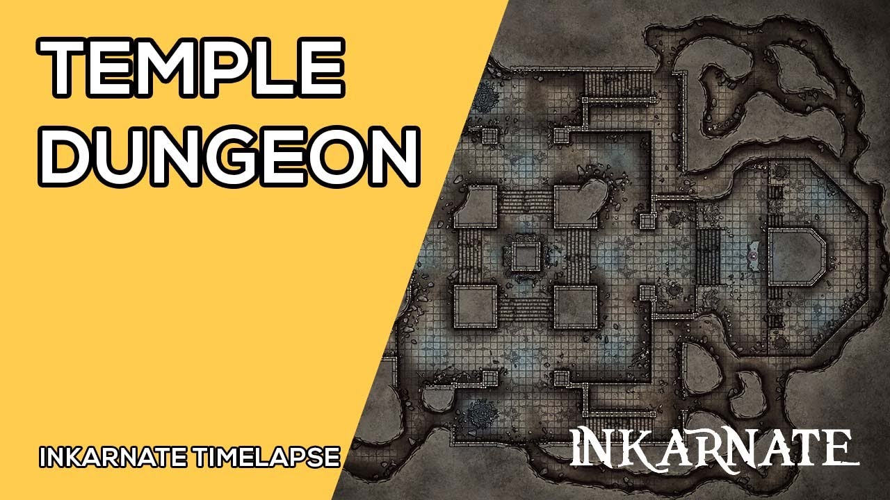 Temple Dungeon | Inkarnate Timelapse