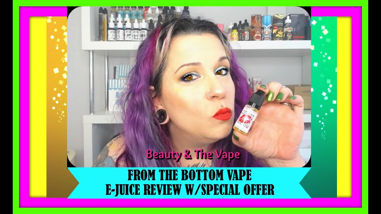 💖FROM THE BOTTOM VAPE E-JUICE REVIEW - RO RO'S GO GO - SPECIAL OFFER #beautyandthevape💖