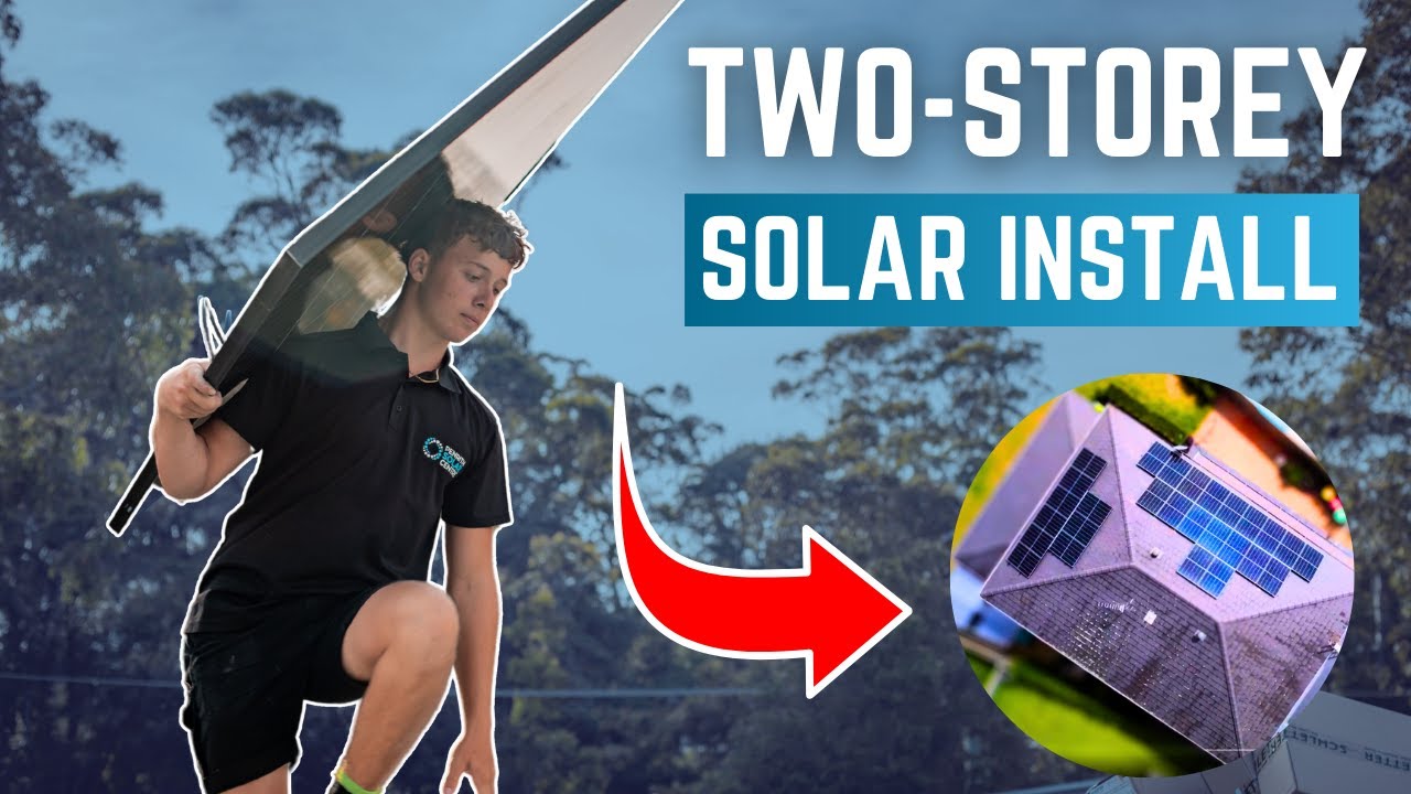 Two-Storey Solar and Battery Installation | Slate Terracotta Roof