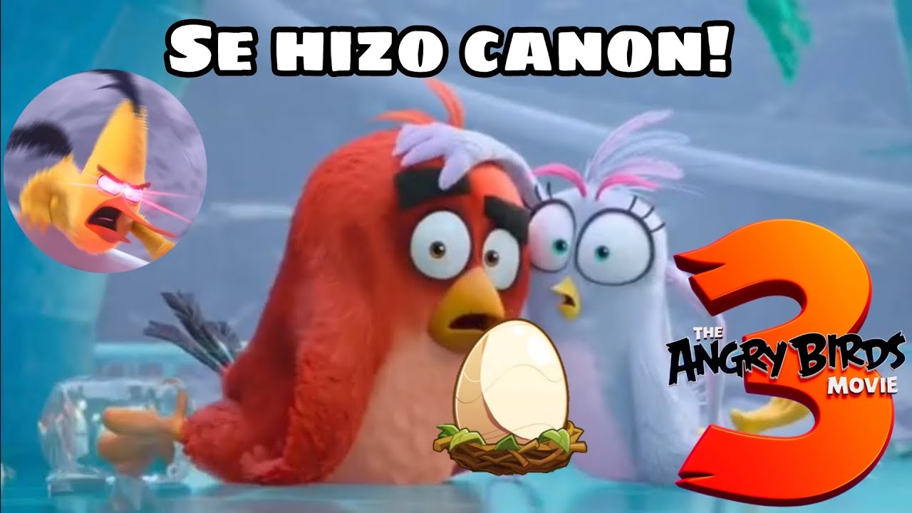 Red y silver tendrán un hijo en Angry birds 3 (si enserio) /Yael Gómez 