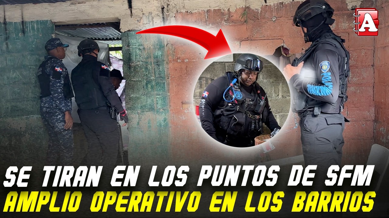 LA POLICÍA SE TIRA EN LOS PUNTOS DE LOS BARRIOS DE SFM Y ENCUENTRA DE TODO