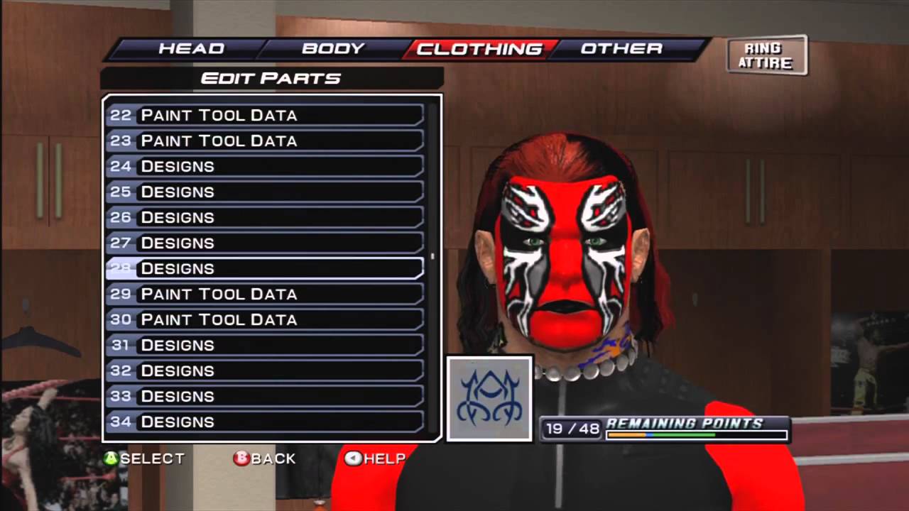 How to make Jeff Hardy ( TNA ) On WWE Smackdown VS Raw 2011 / SVR 2011 ( tutorial )