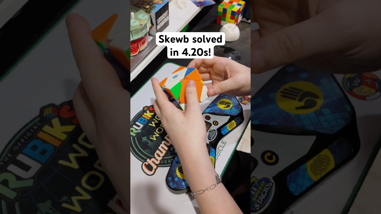 Skewb solved in 4.20s! #rubikscube #speedcubing