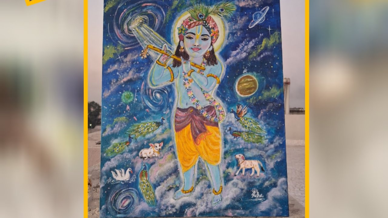 ACRYLIC ON CANVAS PAINTING FOR EXHIBITION 