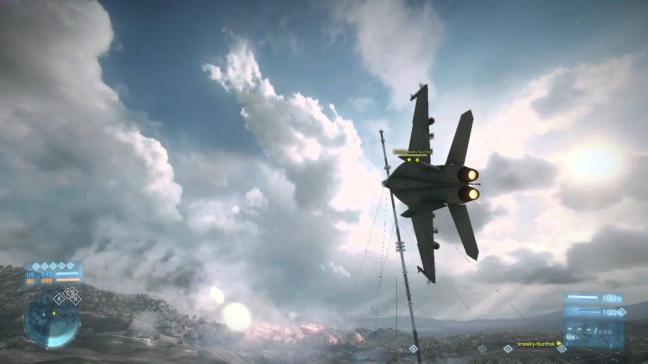 Battlefield 3 Dogfighting: tjunfisk -vs- Lt_Roby [12-12-2012] - #1