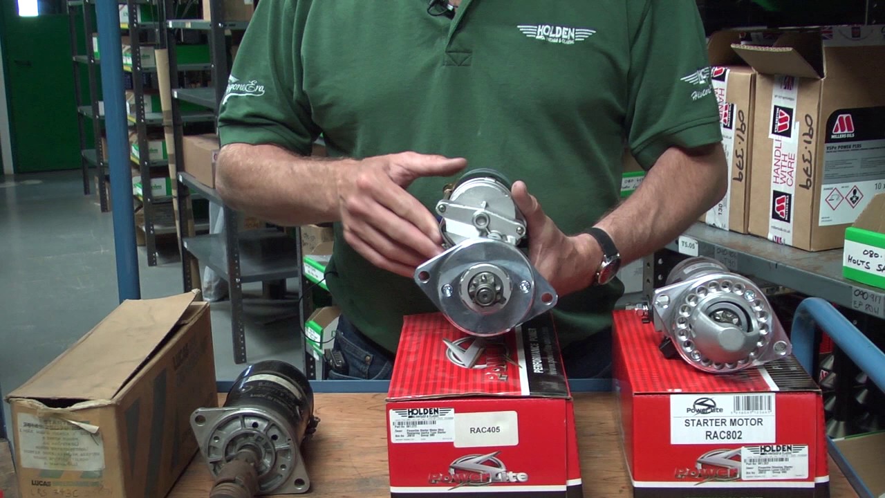 Powerlite Starter Motors To view our full range of products please visit www.holden.co.uk.