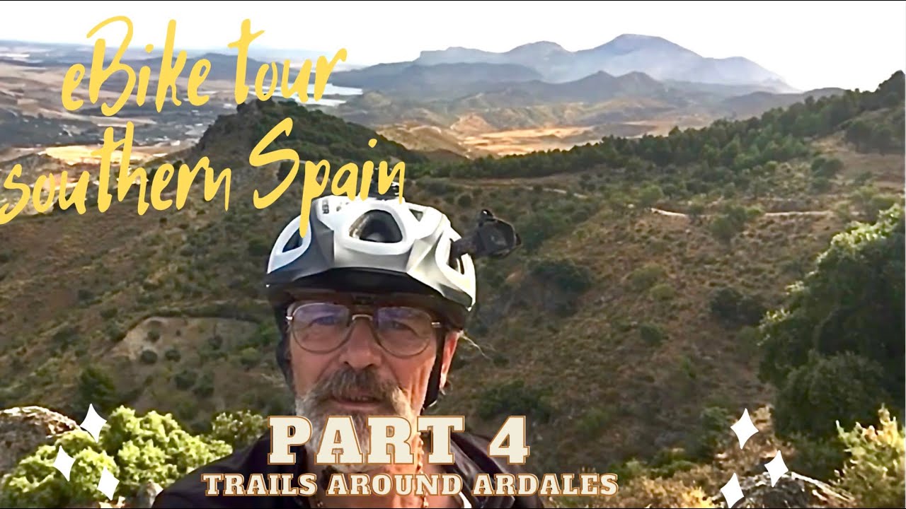Ebike touring in Southern Spain, trails around Ardales.