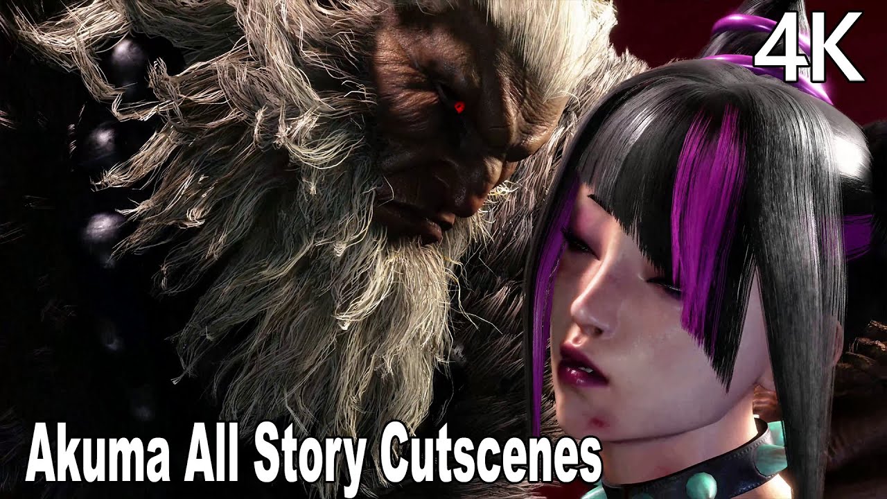 Street Fighter 6 All Akuma Story Cutscenes 4K