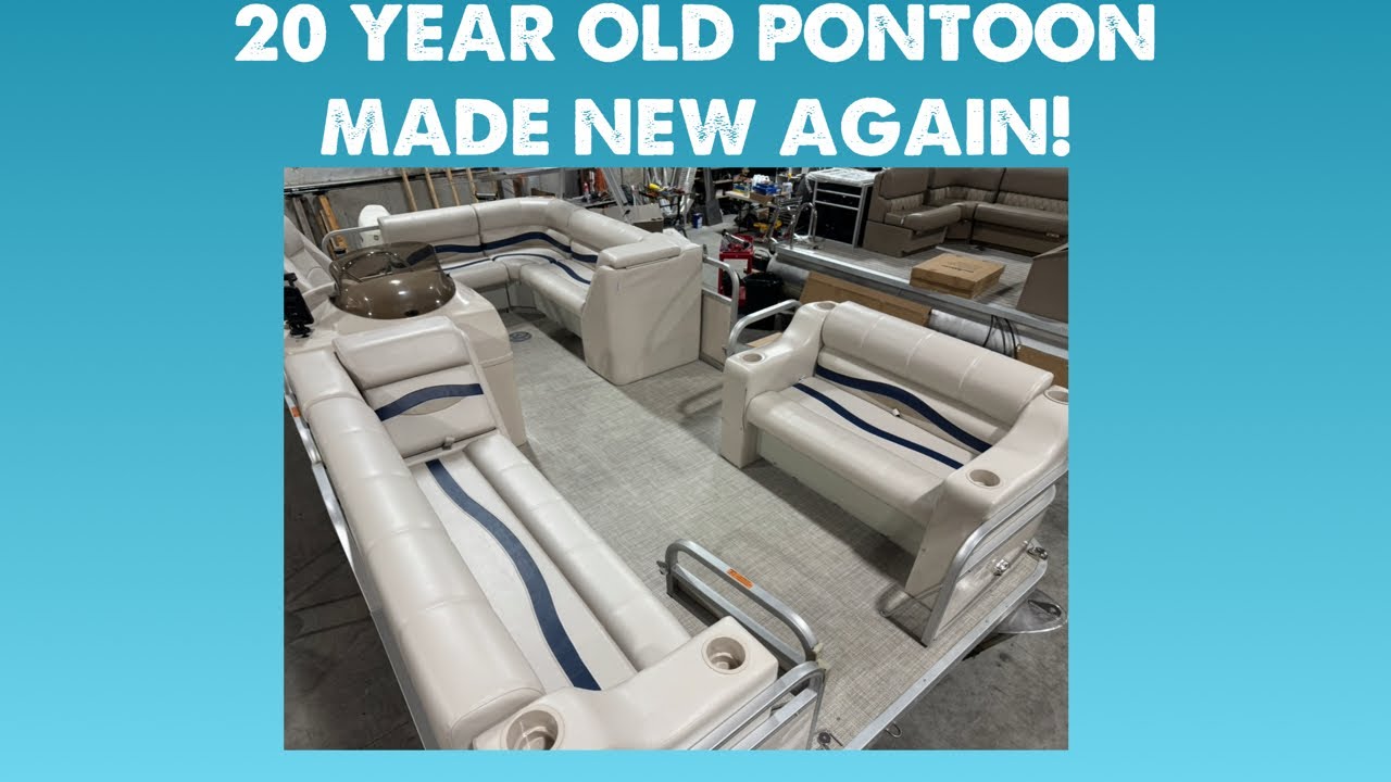 Pontoon Boat Restoration - From Fishing to Cruising Pontoon!