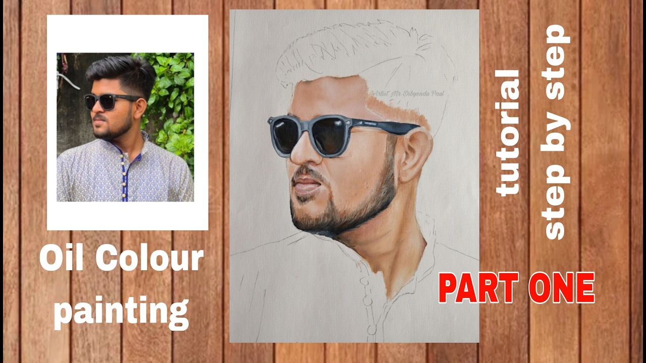 Learn how to paint a Realistic Portrait in Oils/ Step-by-step, Tutorial/ Part One