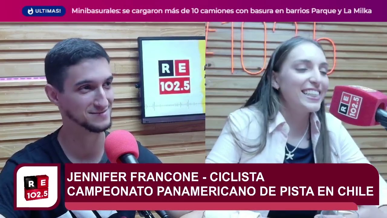 Jennifer Francone habló de su participación en el Campeonato Panamericano de Pista en Chile
