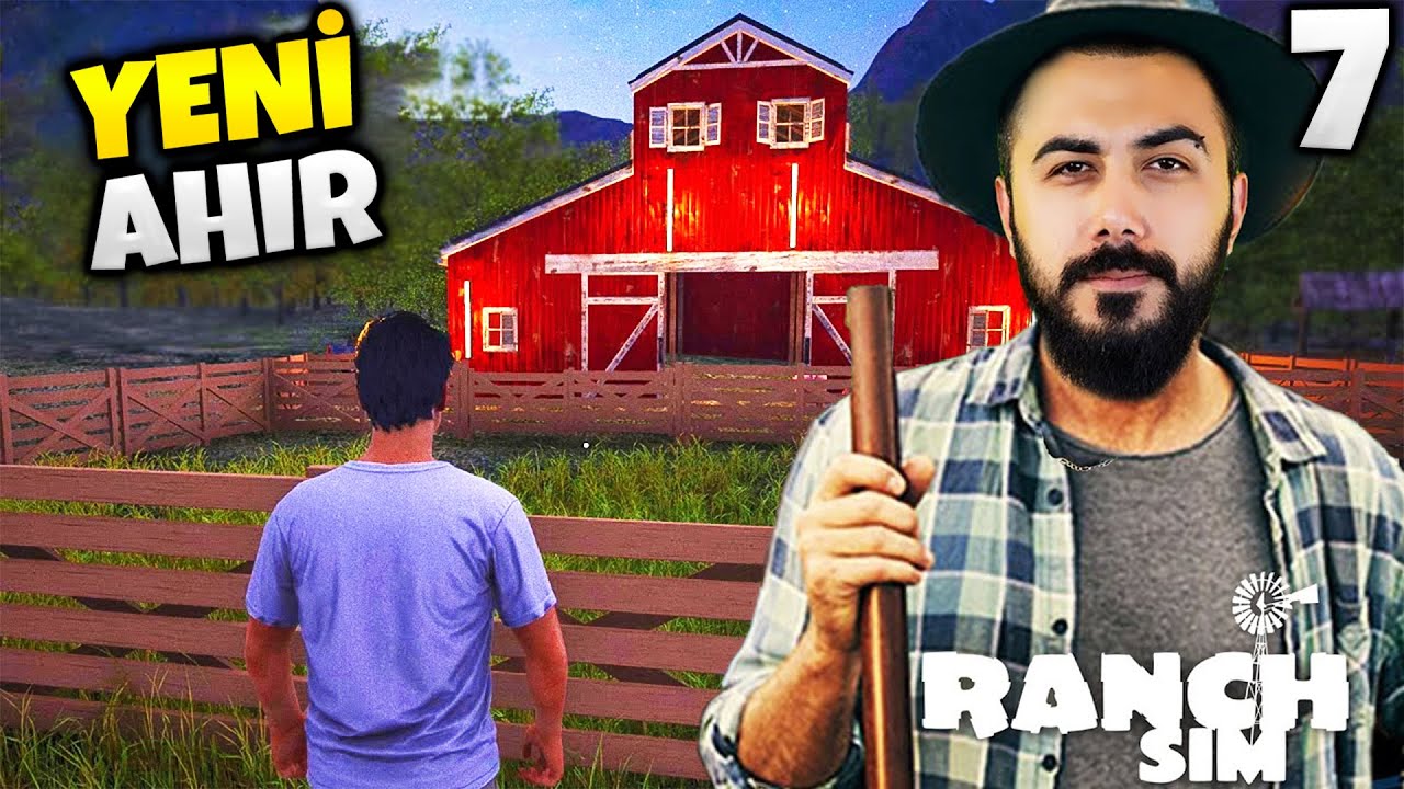 2. AHIRI YAPTIK!! YENİ DEVASA ÇİFTLİĞİMİZ!! RANCH SIMULATOR (Bölüm:7) | Barış Can
