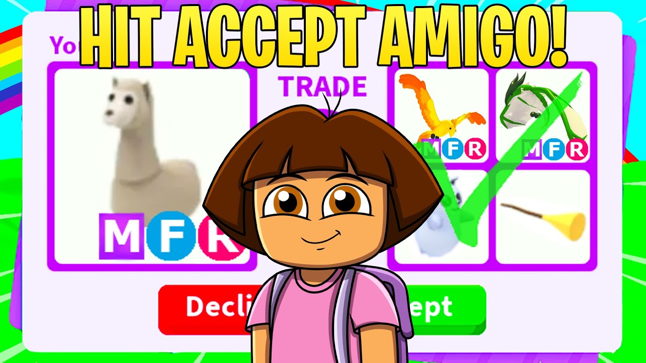I TRADED MY MEGA NEON LLAMA (Roblox Adopt me)