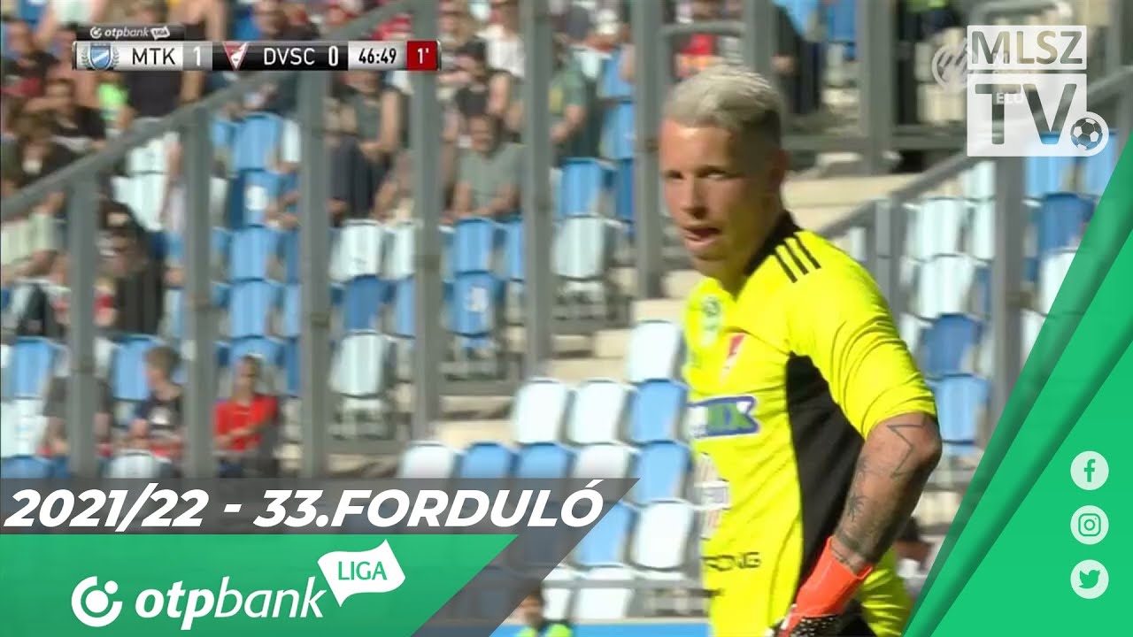 Rajkovic Slobodan gólja az MTK Budapest – DVSC mérkőzésen