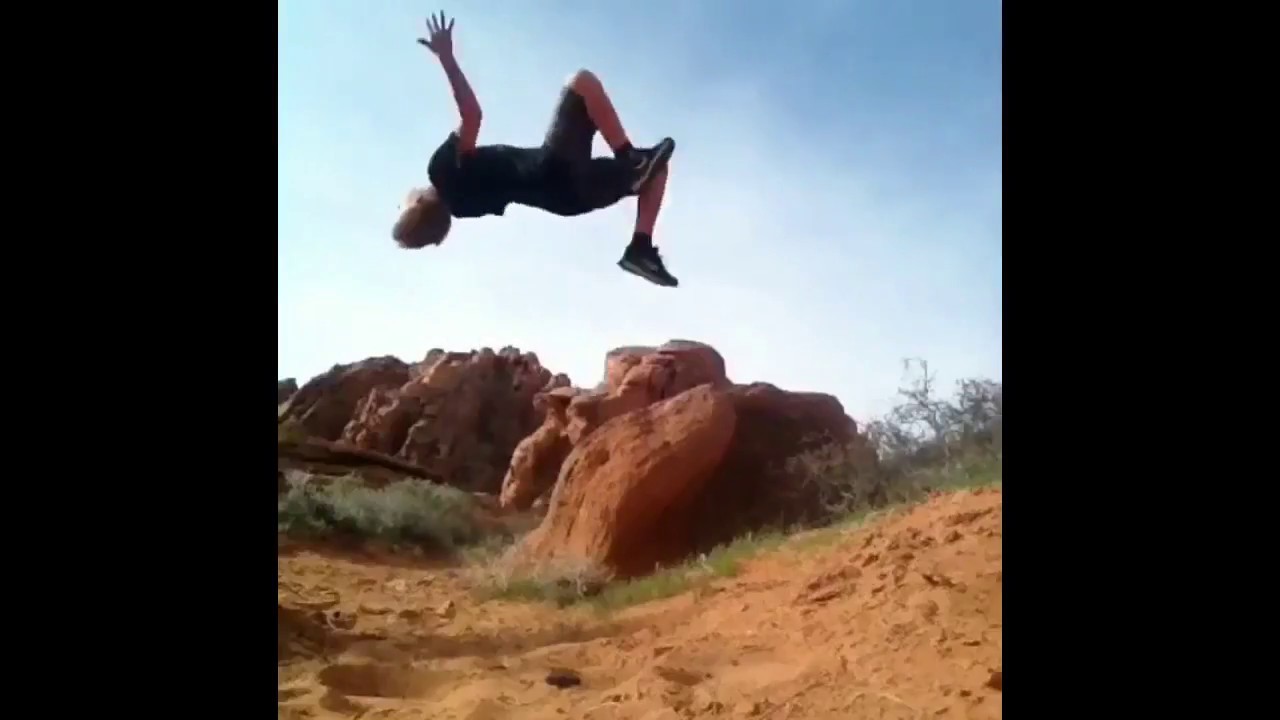 Ryan Bean parkour/flips progress through the years