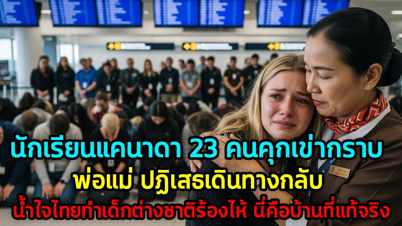 ช็อกทั้งสนามบิน! 23 นักเรียนนอกประกาศไม่กลับประเทศ ขออยู่เกี่ยวข้าวที่ไทย