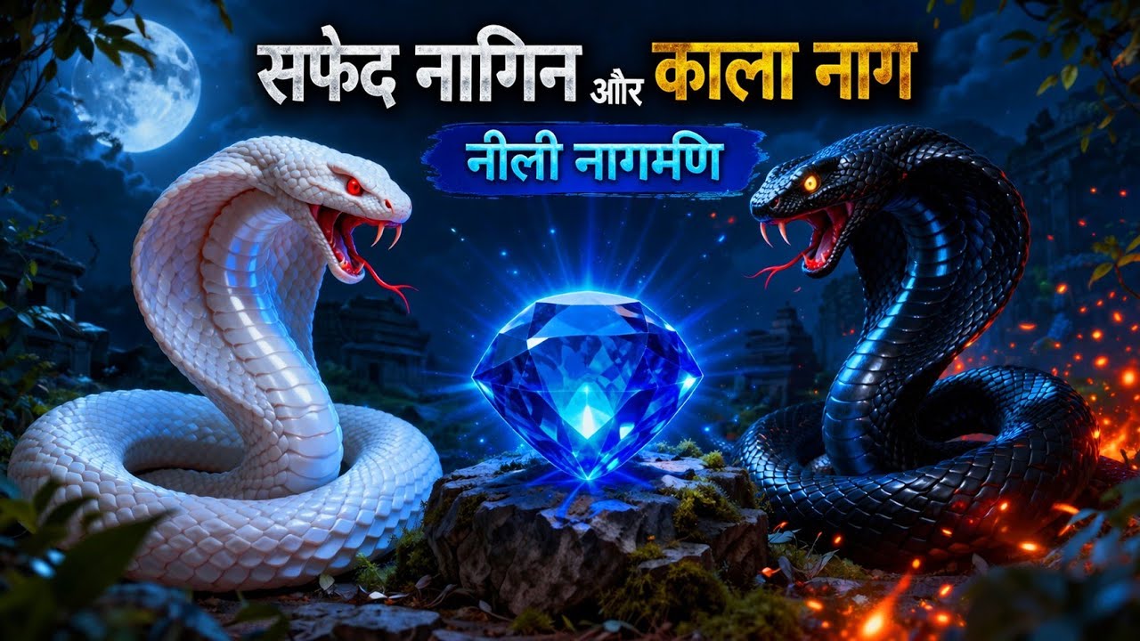 नागमणि का रहस्य 🐍 | नाग-नागिन और तांत्रिक भैरवनाथ की रहस्यमयी कहानी | Hindi Horror Fantasy Story
