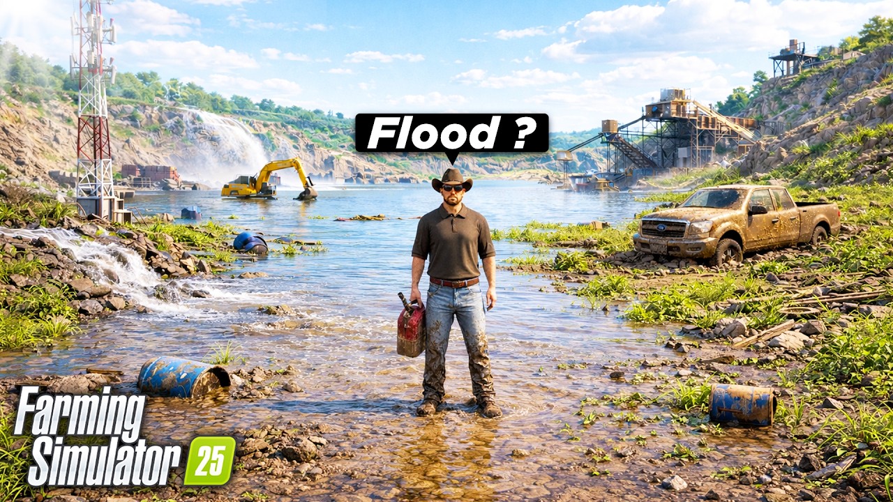 Я пережил масштабное наводнение 730 дней! Farming Simulator 25