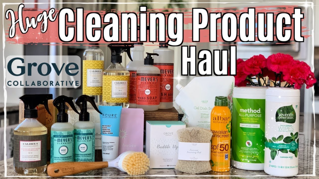 HUGE GROVE COLLABORATIVE HAUL 2019 :: NATURAL & NON TOXIC CLEANING PRODUCT UNBOXING