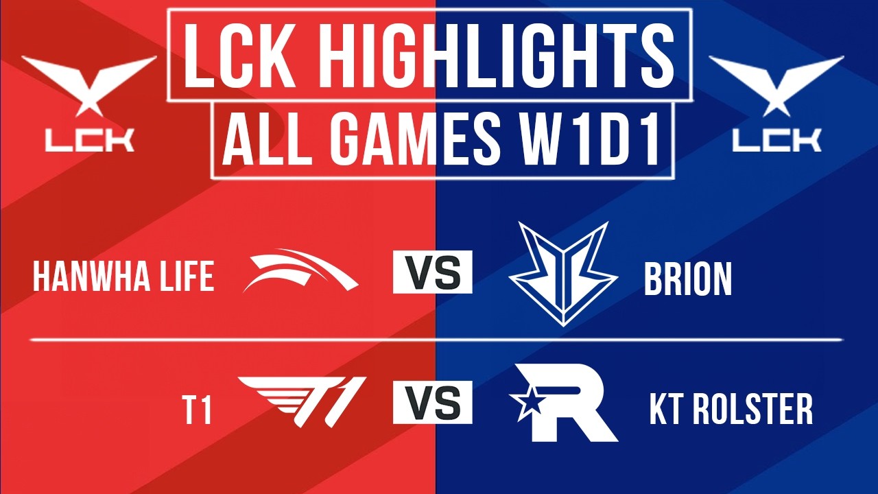 Обзор всех игр LCK, 1-я неделя, 1-й день | LCK 2026