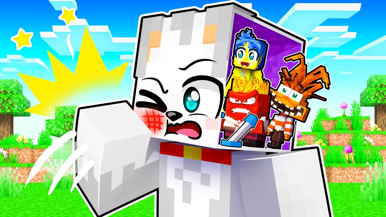 Minecraft Pero las EMOCIONES de INTENSAMENTE me CONTROLAN! 😂