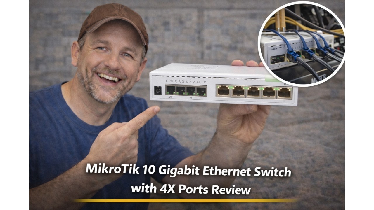 🌐 MikroTik 10 Gigabit Ethernet Switch with 4X Ports Review ⚡