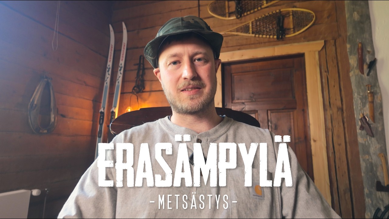 Erätalous #5 | Nuotiolla paistettu sämpylä hirven sydämellä