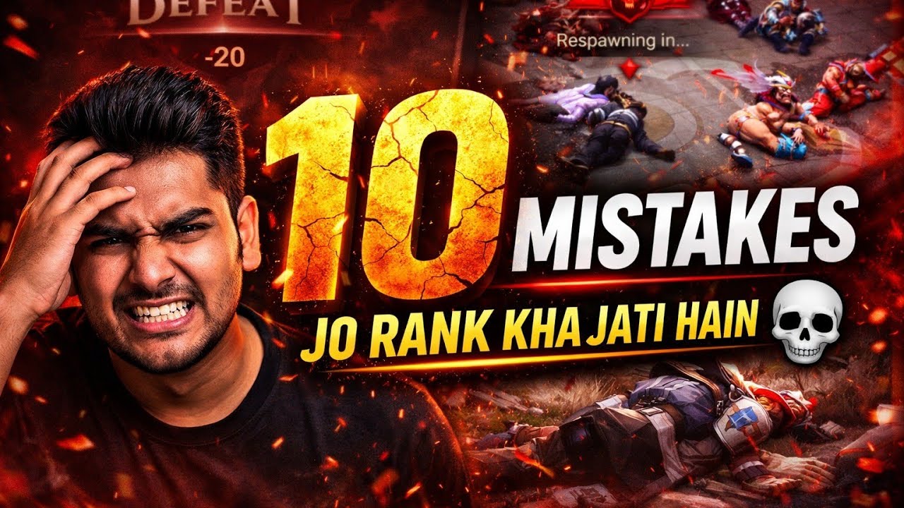 Solo Rank Truth 💀 Ye 10 Galtiyaan Har MLBB Player Karta Hai