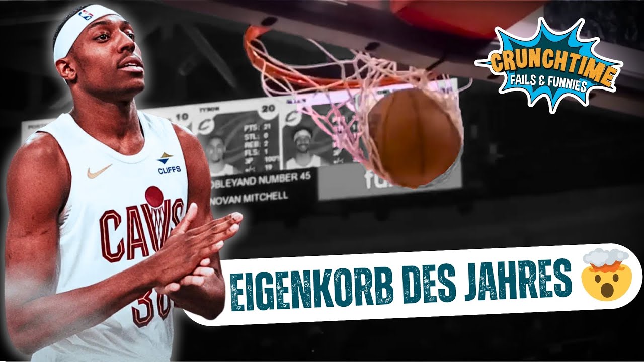 Eigenkorb des Jahres?! Kommentator rastet komplett aus | Crunchtime NBA Fails & Funnies